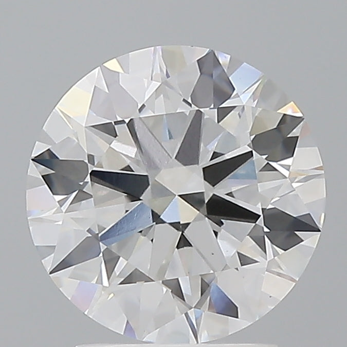 2.57 Carat Round Shaped, Ideal Cut, D Color, VS1 Clarity, IGI Certified Lab Grown Diamond