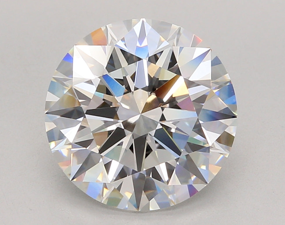 5.02 Carat Round Shaped, Ideal Cut, E Color, VVS2 Clarity, IGI Certified Lab Grown Diamond