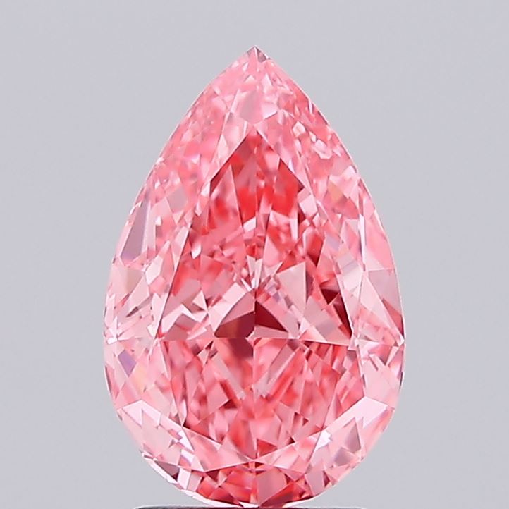 2.77 Carat Pear Shaped, Excellent Cut, VVS2 Clarity, IGI Certified Lab Grown Diamond