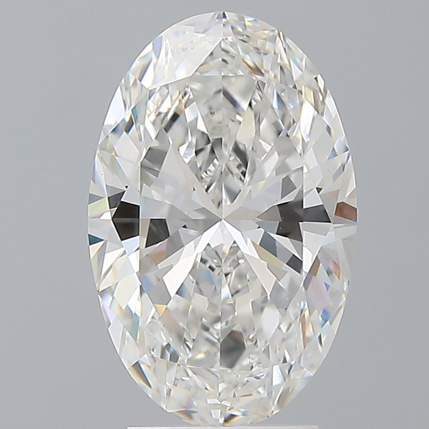 3.57 Carat Oval Shaped, Ideal Cut, E Color, VVS2 Clarity, IGI Certified Lab Grown Diamond