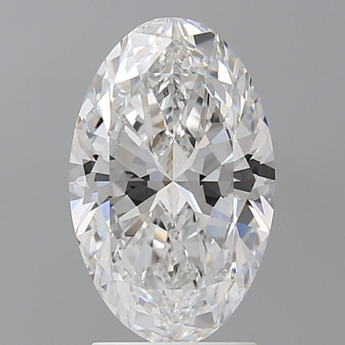 2.50 Carat Oval Shaped, Ideal Cut, E Color, VVS2 Clarity, IGI Certified Lab Grown Diamond
