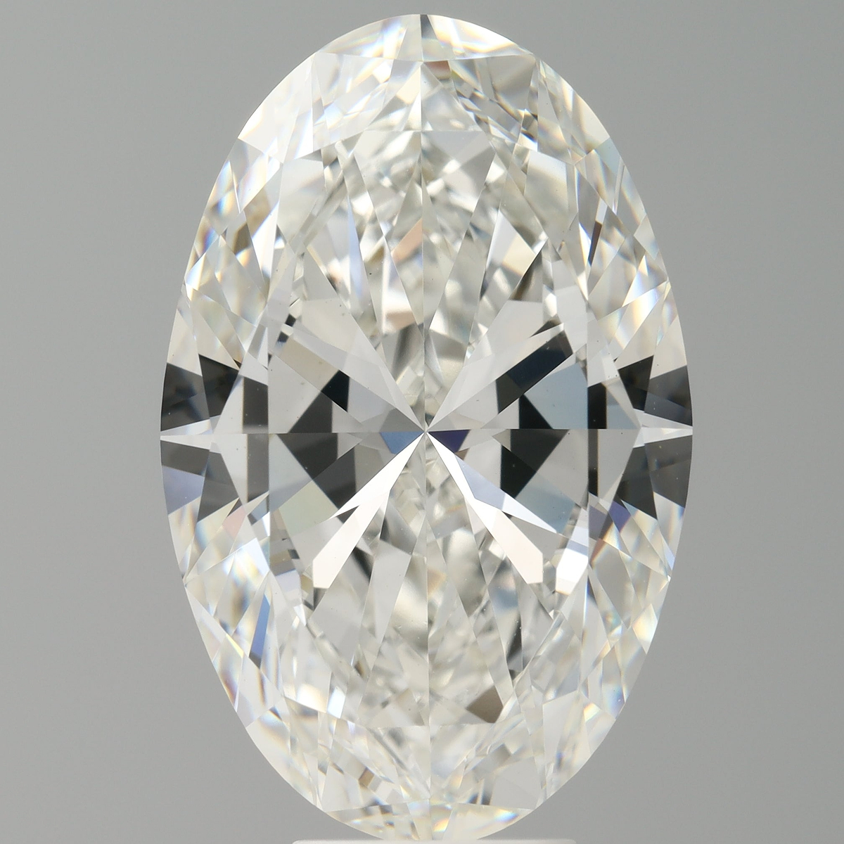 8.03 Carat Oval Shaped, Ideal Cut, F Color, VVS2 Clarity, IGI Certified Lab Grown Diamond