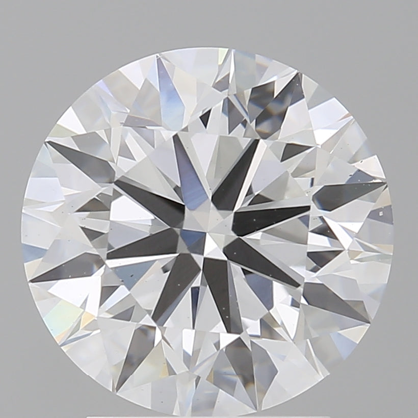 3.01 Carat Round Shaped, Excellent Cut, E Color, VS1 Clarity, IGI Certified Lab Grown Diamond