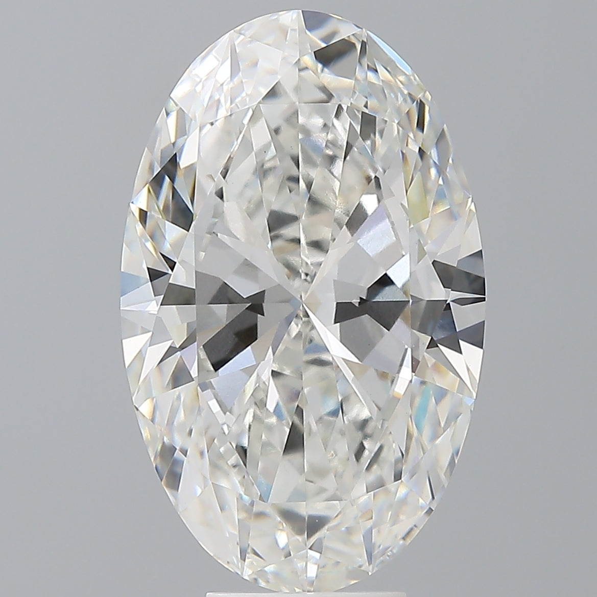 7.60 Carat Oval Shaped, Ideal Cut, F Color, VVS2 Clarity, IGI Certified Lab Grown Diamond