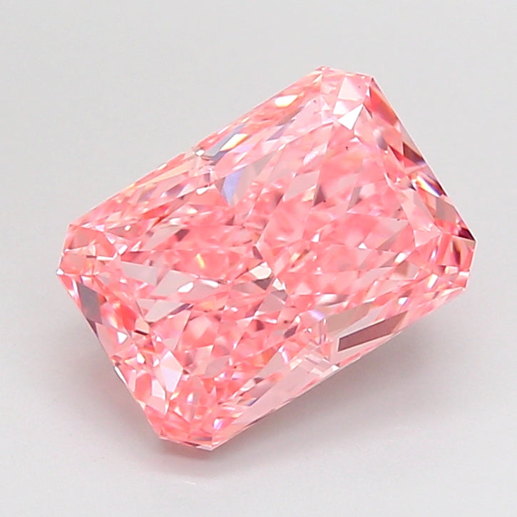 3.52 Carat Radiant Shaped, Excellent Cut, VS1 Clarity, IGI Certified Lab Grown Diamond