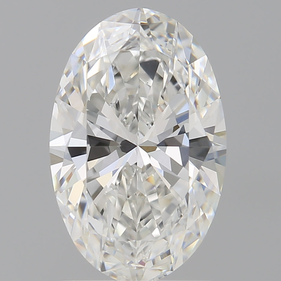 2.02 Carat Oval Shaped, Ideal Cut, F Color, VS1 Clarity, IGI Certified Lab Grown Diamond