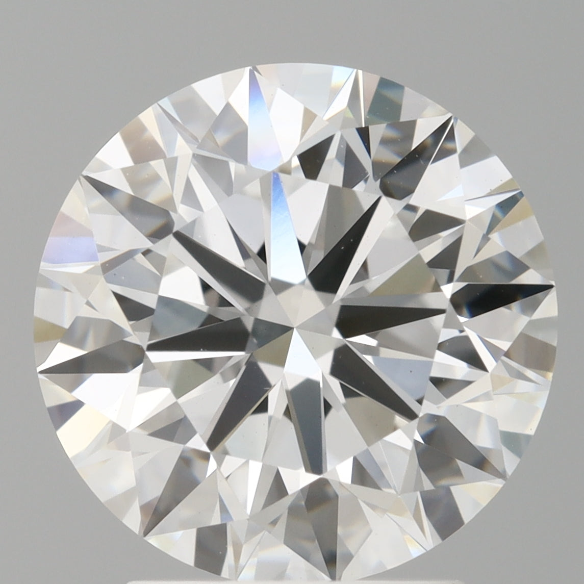 3.02 Carat Round Shaped, Excellent Cut, E Color, VVS2 Clarity, IGI Certified Lab Grown Diamond