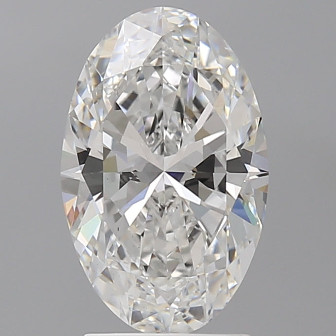 2.55 Carat Oval Shaped, Ideal Cut, E Color, VS1 Clarity, IGI Certified Lab Grown Diamond