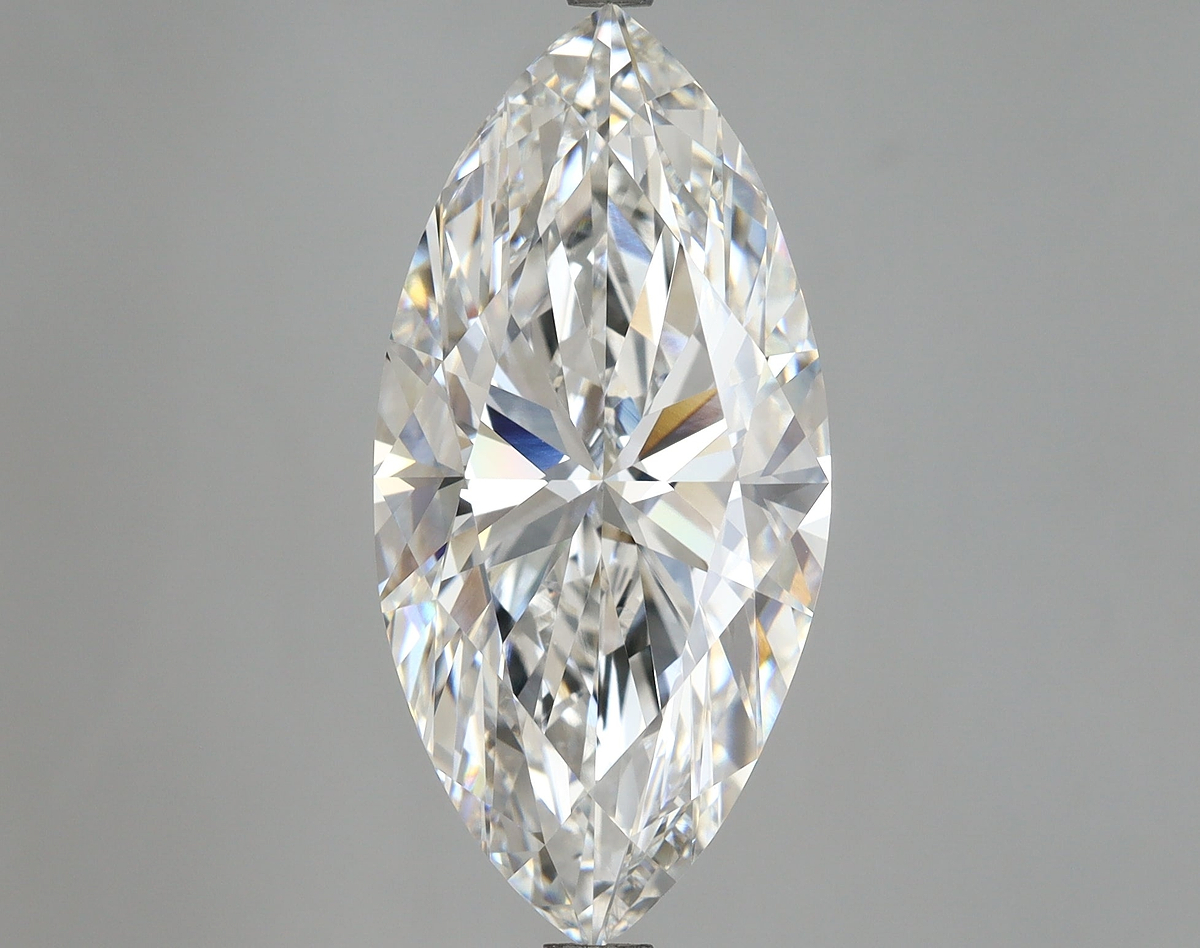 8.44 Carat Marquise Shaped, Ideal Cut, F Color, VVS1 Clarity, IGI Certified Lab Grown Diamond