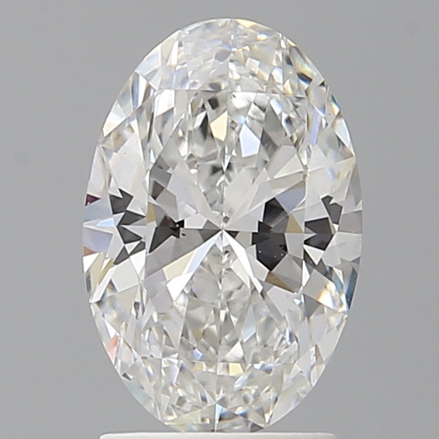 2.06 Carat Oval Shaped, Ideal Cut, E Color, VS1 Clarity, IGI Certified Lab Grown Diamond