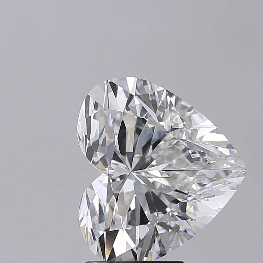 4.02 Carat Heart Shaped, Excellent Cut, F Color, VS1 Clarity, IGI Certified Lab Grown Diamond