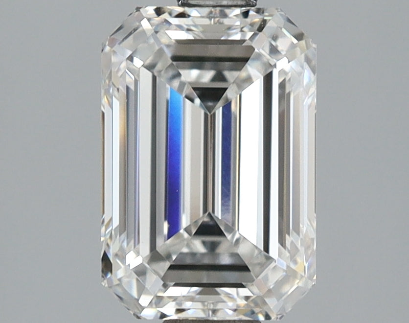 2.09 Carat Emerald Shaped, Ideal Cut, D Color, VVS2 Clarity, IGI Certified Lab Grown Diamond