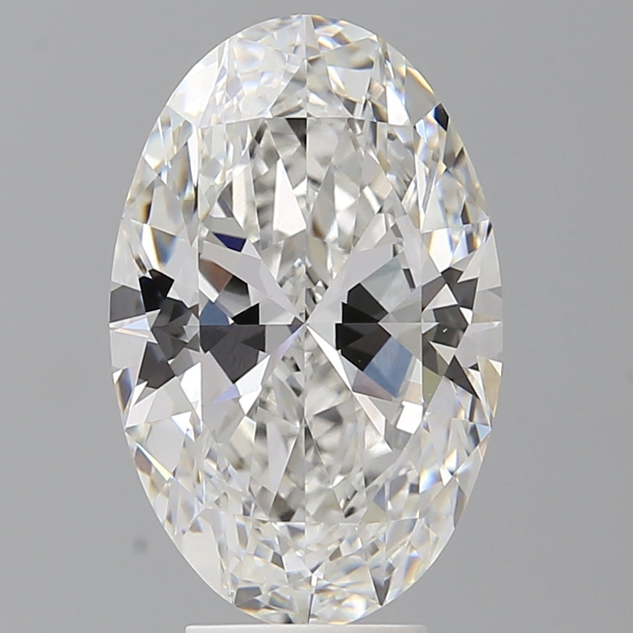 5.58 Carat Oval Shaped, Ideal Cut, F Color, VVS2 Clarity, IGI Certified Lab Grown Diamond