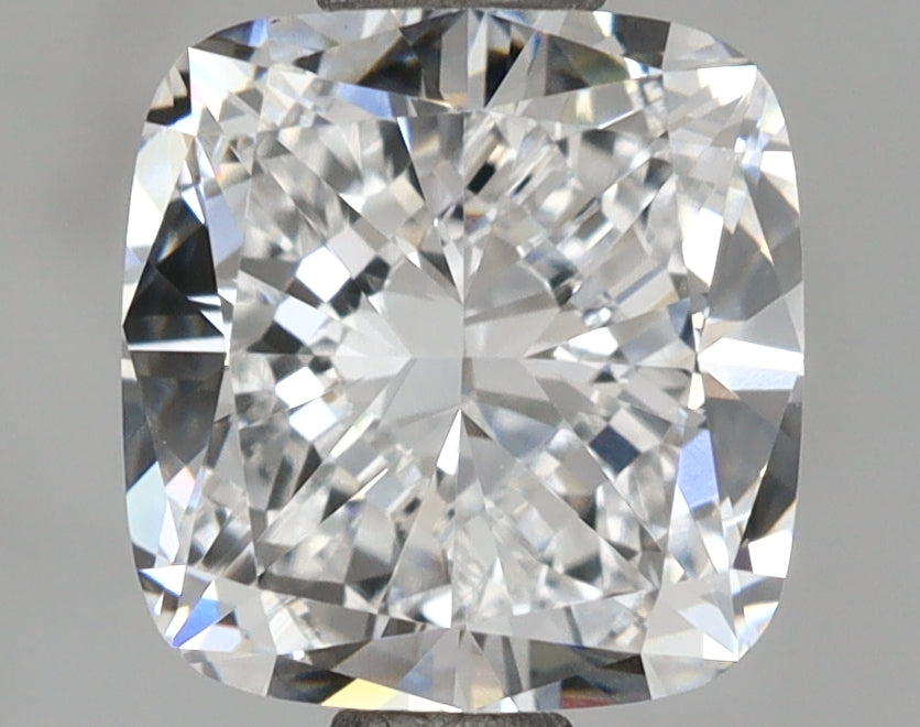 2.00 Carat Cushion Shaped, Very Good Cut, D Color, VVS1 Clarity, IGI Certified Lab Grown Diamond