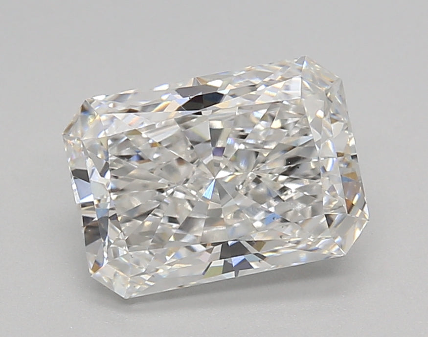 2.01 Carat Radiant Shaped, Excellent Cut, E Color, VS1 Clarity, IGI Certified Lab Grown Diamond