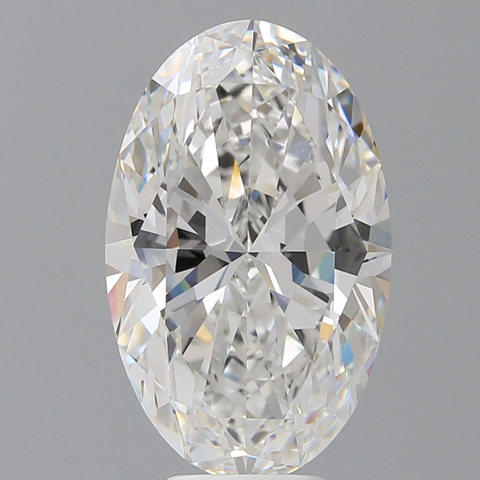 6.58 Carat Oval Shaped, Ideal Cut, E Color, VVS2 Clarity, IGI Certified Lab Grown Diamond
