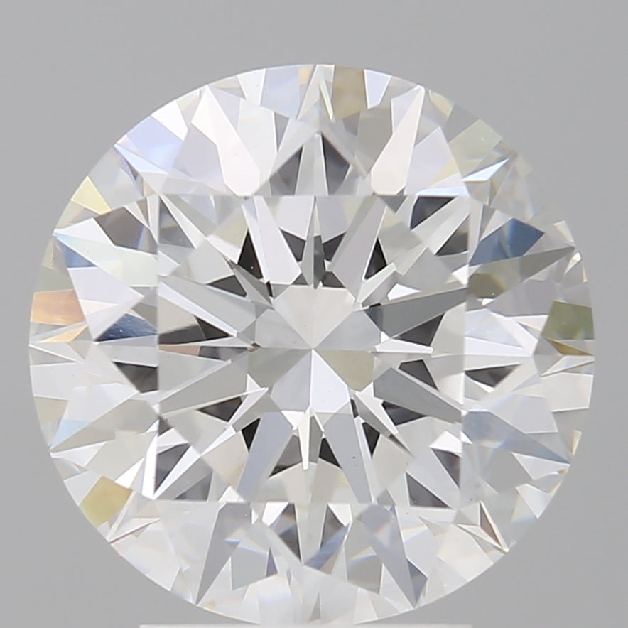 4.09 Carat Round Shaped, Ideal Cut, E Color, VVS2 Clarity, IGI Certified Lab Grown Diamond