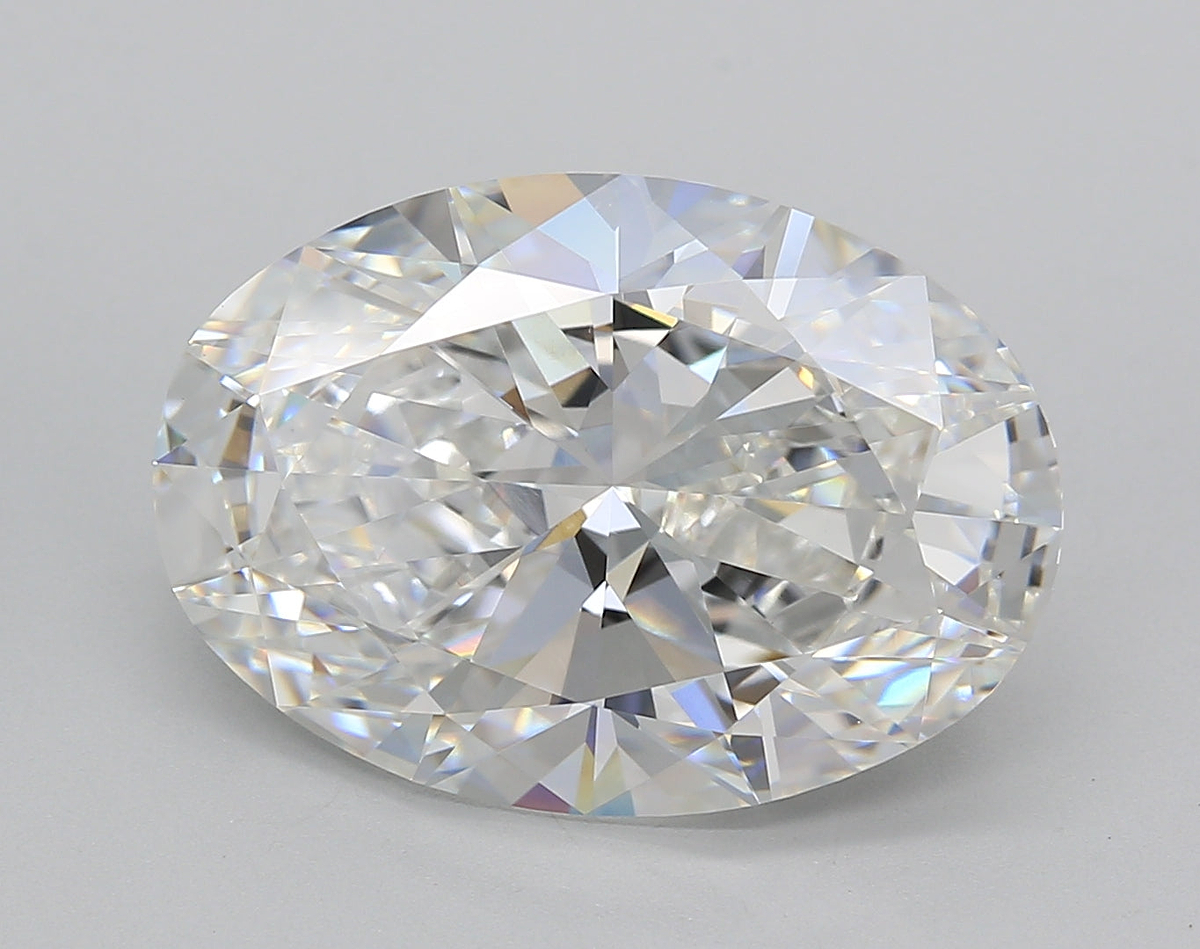 8.00 Carat Oval Shaped, Very Good Cut, F Color, VVS2 Clarity, IGI Certified Lab Grown Diamond