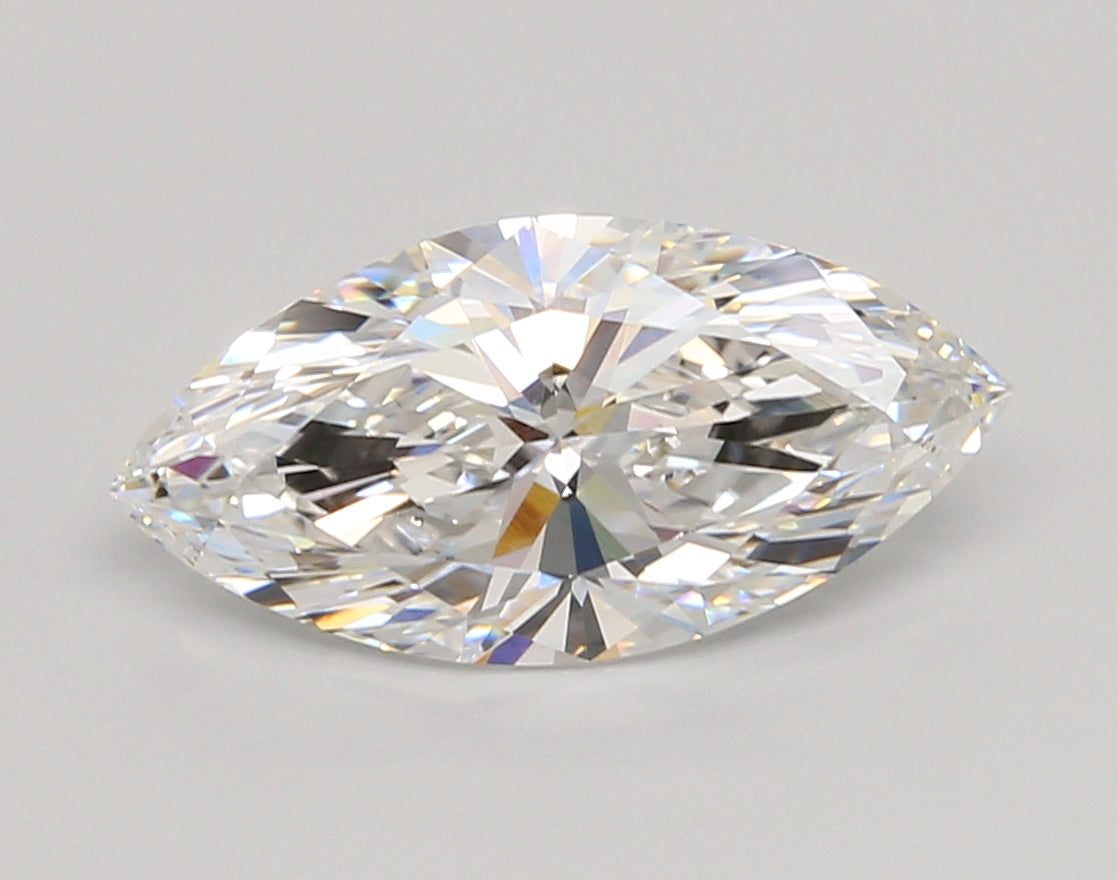 3.00 Carat Marquise Shaped, Ideal Cut, E Color, VS1 Clarity, IGI Certified Lab Grown Diamond