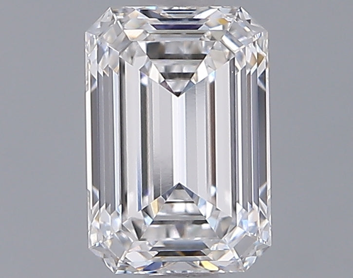 1.54 Carat Emerald Shaped, Ideal Cut, D Color, VVS1 Clarity, IGI Certified Lab Grown Diamond
