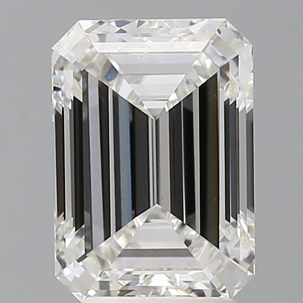 3.58 Carat Emerald Shaped, Ideal Cut, F Color, VS1 Clarity, IGI Certified Lab Grown Diamond