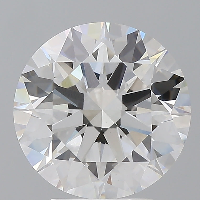 4.09 Carat Round Shaped, Ideal Cut, F Color, VVS2 Clarity, IGI Certified Lab Grown Diamond