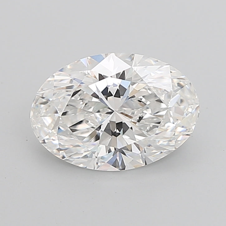 5.07 Carat Oval Shaped, Ideal Cut, E Color, VVS2 Clarity, IGI Certified Lab Grown Diamond