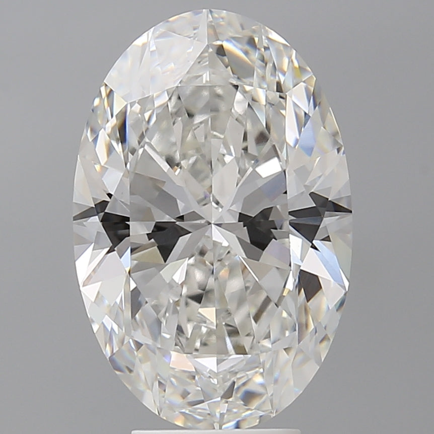 5.52 Carat Oval Shaped, Ideal Cut, F Color, VVS2 Clarity, IGI Certified Lab Grown Diamond