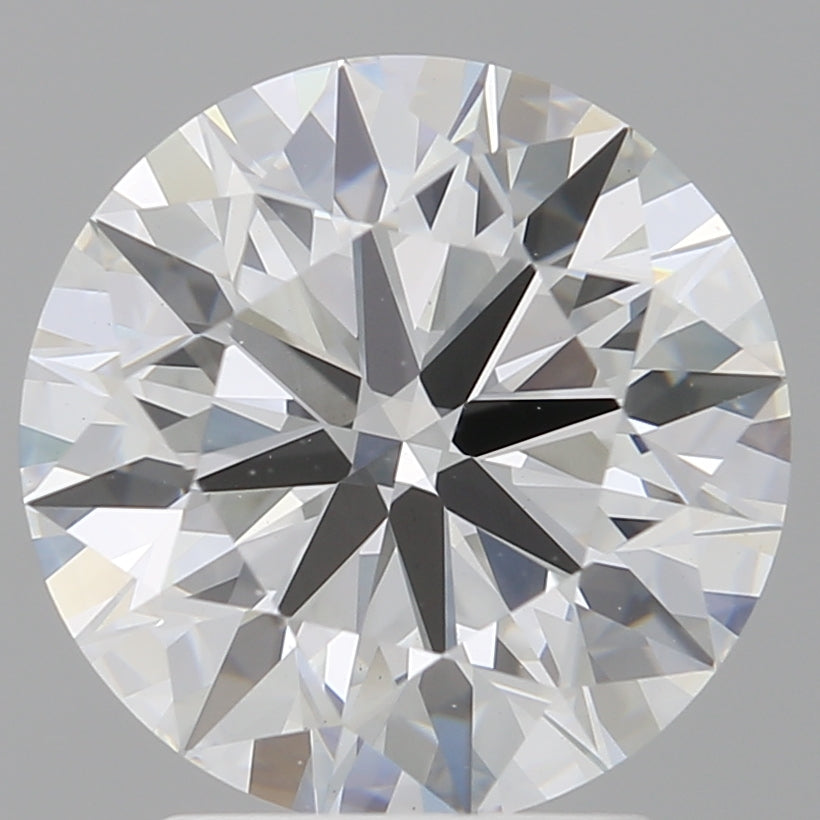 3.03 Carat Round Shaped, Ideal Cut, E Color, VVS2 Clarity, IGI Certified Lab Grown Diamond