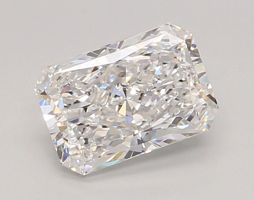 2.03 Carat Radiant Shaped, Ideal Cut, D Color, VVS1 Clarity, IGI Certified Lab Grown Diamond