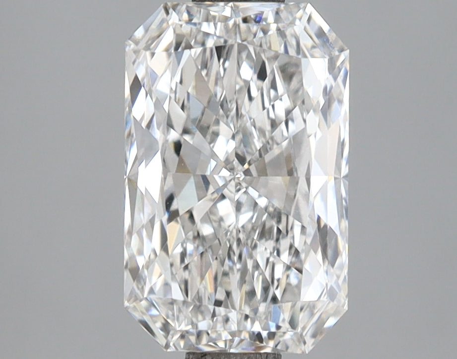 2.02 Carat Radiant Shaped, Ideal Cut, E Color, VVS2 Clarity, IGI Certified Lab Grown Diamond