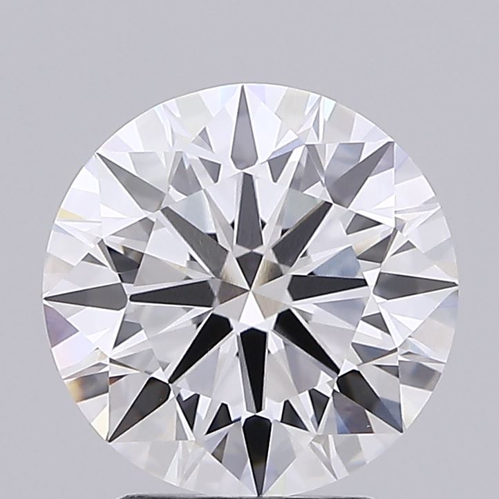 3.09 Carat Round Shaped, Ideal Cut, F Color, VVS2 Clarity, IGI Certified Lab Grown Diamond