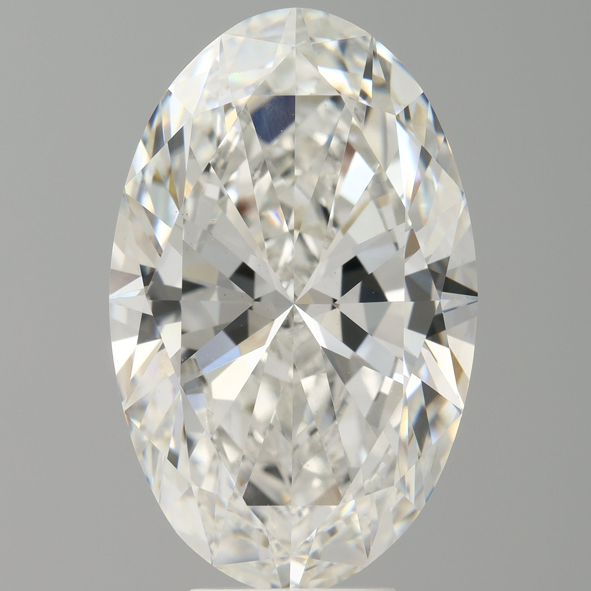 7.09 Carat Oval Shaped, Ideal Cut, F Color, VVS2 Clarity, IGI Certified Lab Grown Diamond