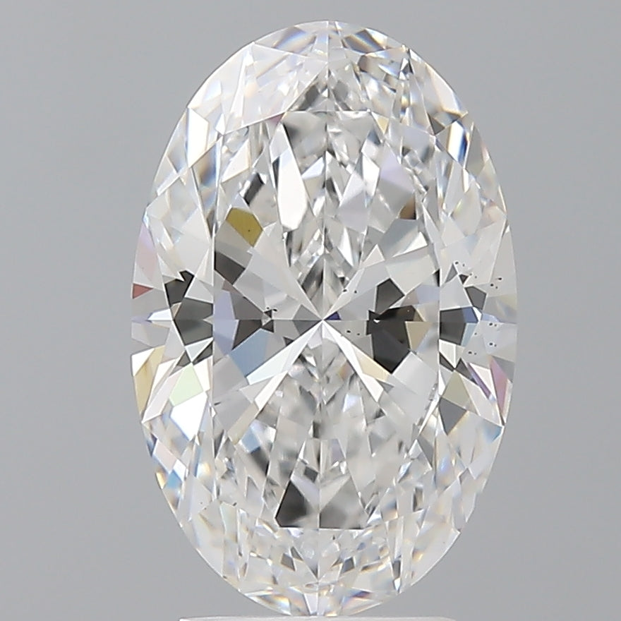 3.55 Carat Oval Shaped, Ideal Cut, E Color, VS2 Clarity, IGI Certified Lab Grown Diamond