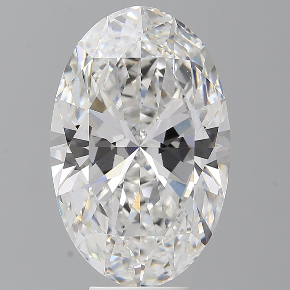 7.10 Carat Oval Shaped, Ideal Cut, E Color, VVS2 Clarity, IGI Certified Lab Grown Diamond