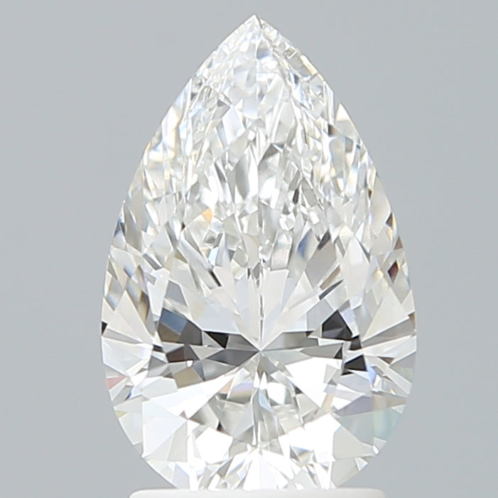 2.20 Carat Pear Shaped, Ideal Cut, E Color, VVS2 Clarity, IGI Certified Lab Grown Diamond
