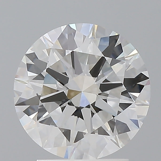 2.55 Carat Round Shaped, Excellent Cut, F Color, VVS2 Clarity, IGI Certified Lab Grown Diamond