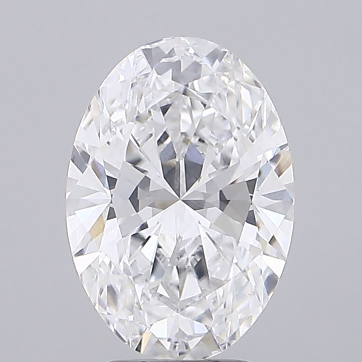 3.92 Carat Oval Shaped, Ideal Cut, D Color, VS1 Clarity, IGI Certified Lab Grown Diamond