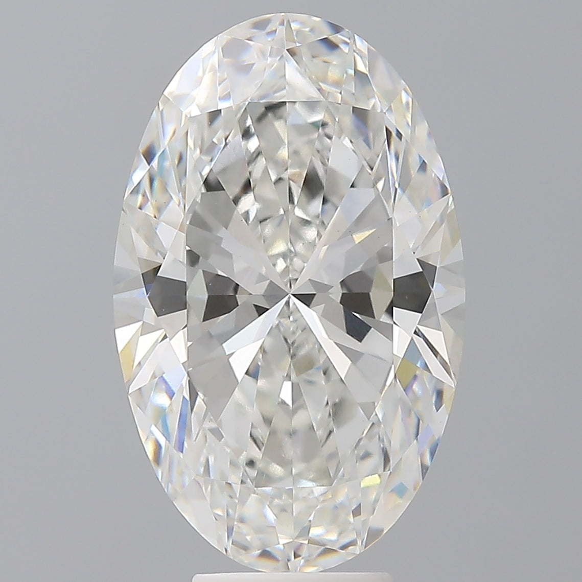 7.09 Carat Oval Shaped, Ideal Cut, F Color, VVS2 Clarity, IGI Certified Lab Grown Diamond