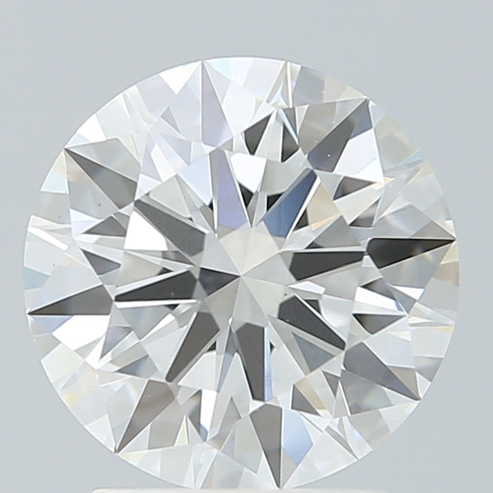 2.42 Carat Round Shaped, Ideal Cut, F Color, VS1 Clarity, IGI Certified Lab Grown Diamond