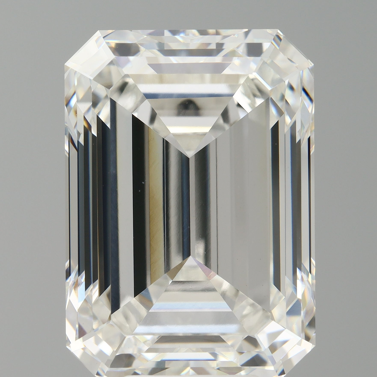 10.12 Carat Emerald Shaped, Ideal Cut, F Color, VVS2 Clarity, IGI Certified Lab Grown Diamond