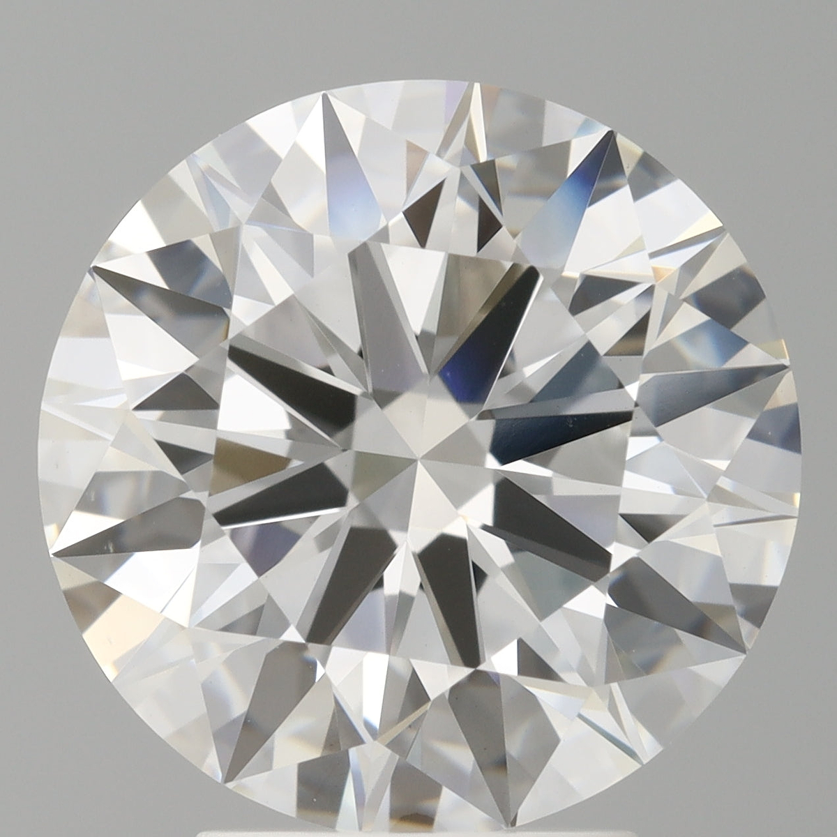 4.06 Carat Round Shaped, Ideal Cut, F Color, VVS2 Clarity, IGI Certified Lab Grown Diamond