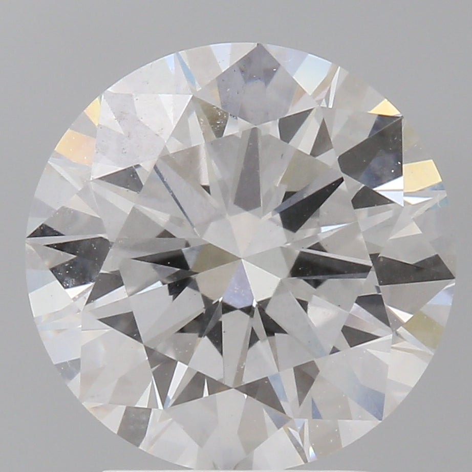 3.01 Carat Round Shaped, Excellent Cut, F Color, VS1 Clarity, IGI Certified Lab Grown Diamond