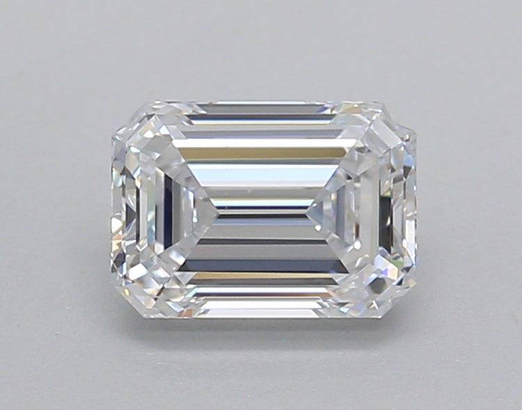 1.02 Carat Emerald Shaped, Excellent Cut, D Color, VVS2 Clarity, IGI Certified Lab Grown Diamond