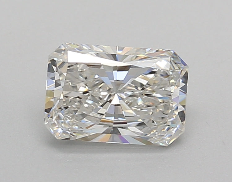 1.00 Carat Radiant Shaped, Excellent Cut, E Color, VVS2 Clarity, IGI Certified Lab Grown Diamond