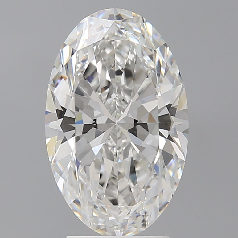 3.59 Carat Oval Shaped, Ideal Cut, E Color, VS2 Clarity, IGI Certified Lab Grown Diamond