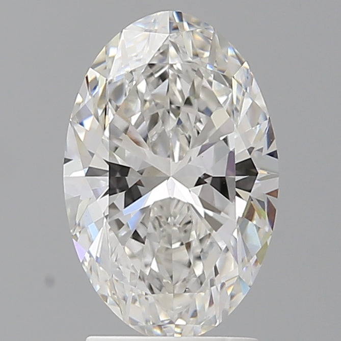 2.50 Carat Oval Shaped, Ideal Cut, E Color, VVS2 Clarity, IGI Certified Lab Grown Diamond