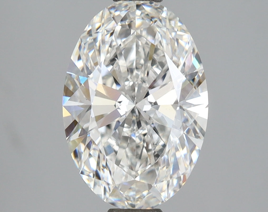 2.53 Carat Oval Shaped, Ideal Cut, E Color, VS1 Clarity, IGI Certified Lab Grown Diamond