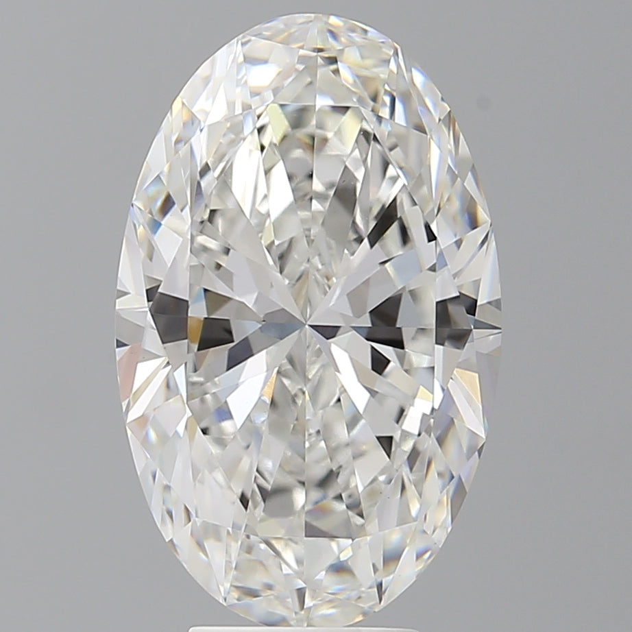 6.10 Carat Oval Shaped, Excellent Cut, F Color, VVS2 Clarity, IGI Certified Lab Grown Diamond