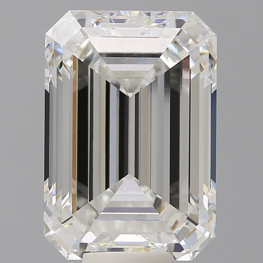 11.57 Carat Emerald Shaped, Ideal Cut, F Color, VS1 Clarity, IGI Certified Lab Grown Diamond